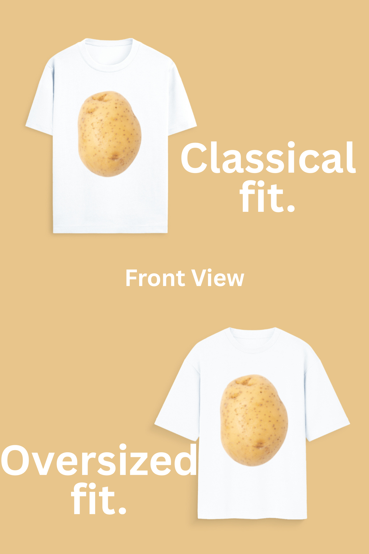 Potato On T-shirt